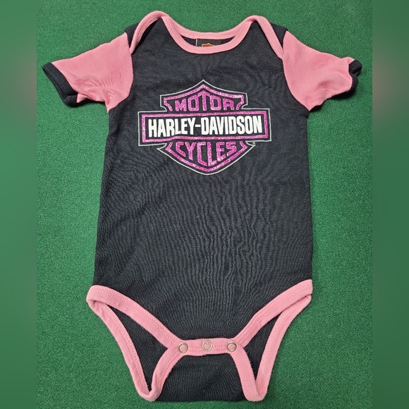 Harley Davidson onesie EUC. - Picture 1 of 2